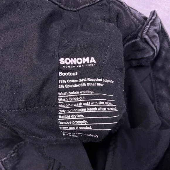 SONOMA Goods For Life Womens Bootcut Jeans Dark‎ Wash Size 16 Denim - Picture 9 of 11